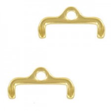 Cymbal ™ DQ metal ending Skafi II for 11/0 beads - Gold
